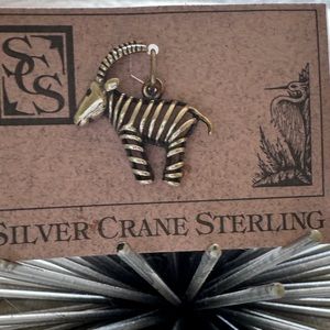 VTG NWT STERLING SILVER 925 CHARM/PENDANT ARTISAN ANIMAL RAM $32ea GIFT